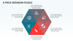 6 Piece Hexagon Puzzle - Slide 1
