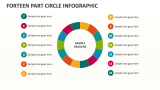 Forteen Part Circle Infographic - Slide 1