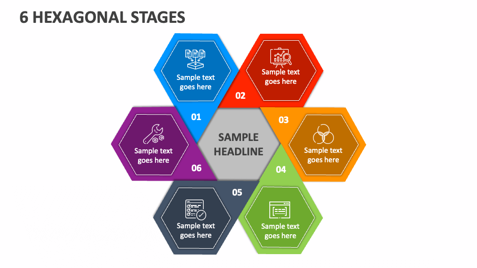6 Hexagonal Stages - Slide 1