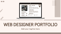 Web Designer Portfolio - Slide 1