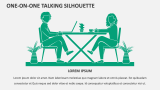 One-on-one Talking Silhouette - Slide 1