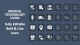 Medical Technology Icons - Slide 1