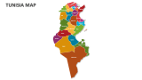 Tunisia Map - Slide 1