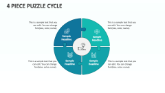 4 Piece Puzzle Cycle - Slide 1