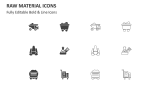 Raw Material Icons - Slide 2