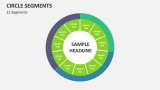 Circle Segment Diagram - 11 Segments - Slide 9