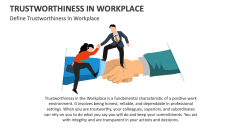 Define Trustworthiness in Workplace - Slide 1