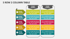 5 Row 2 Column Table - Slide 1