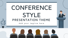 Conference Style Presentation Theme - Slide 1