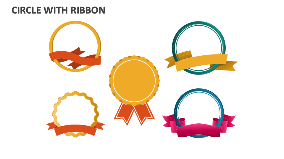 Circle with Ribbon Template for Google Slides and PowerPoint - PPT Slides