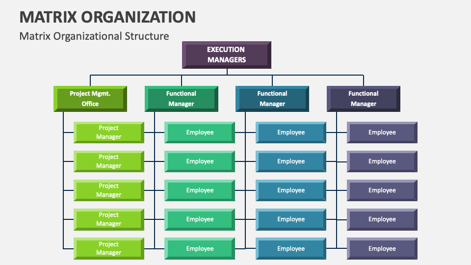 Organization Structure Matrix Organization Matrix Organizational
