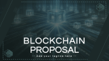 Blockchain Proposal Presentation - Slide 1