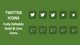 Twitter Icons - Slide 1
