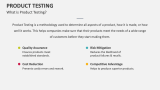 What is Product Testing? - Slide 2