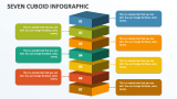 Seven Cuboid Infographic - Slide 1