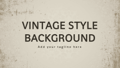 Vintage Style Background - Slide 1