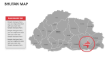 Bhutan map - Slide 6