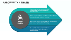 Arrow with 4 Phases - Slide 1