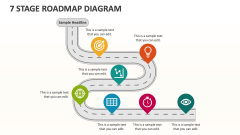 7 Stage Roadmap Diagram - Slide 1