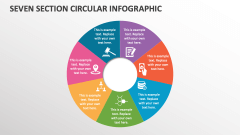 Seven Section Circular Infographic - Slide 1