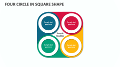 Four Circle in Square Shape - Slide 1