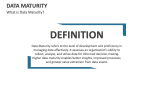 Data Maturity - Slide 1