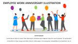 Employee Work Anniversary Illustration - Slide 2