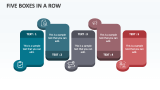 Five Boxes in a Row - Slide 1
