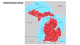 Michigan Map - Slide 2