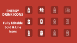 Energy Drink Icons - Slide 1
