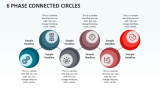 6 Phase Connected Circles - Slide 1