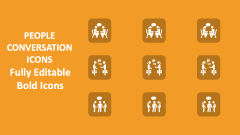 People Conversation Icons - Slide 1
