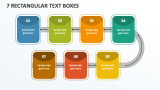 7 Rectangular Text Boxes - Slide 1