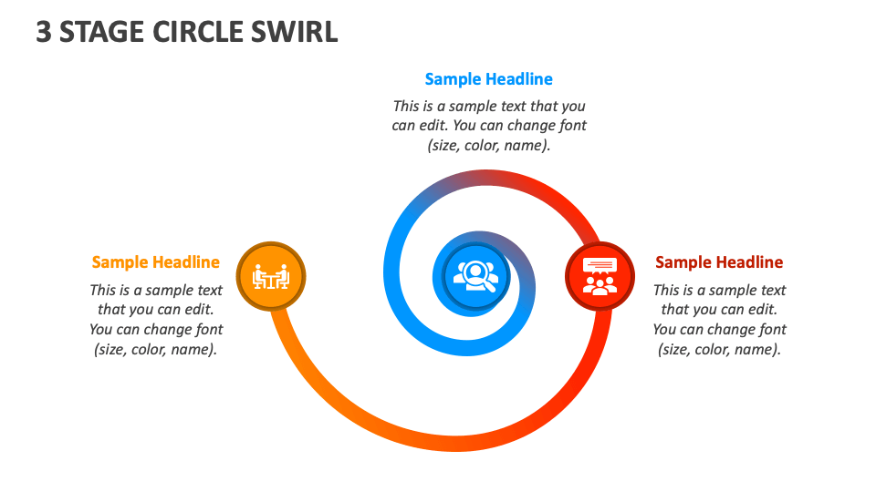 3 Stage Circle Swirl - Slide 1