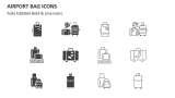 Airport Bag Icons - Slide 2