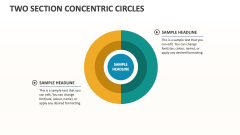 Two Section Concentric Circles - Slide 1