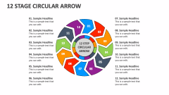 12 Stage Circular Arrow - Slide 1
