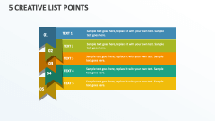 5 Creative List Points - Slide 1