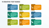9 Creative Text Boxes - Slide 1
