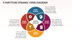 4 Partition Dynamic Venn Diagram - Slide 1