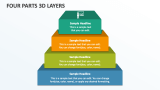 Four Parts 3D Layers - Slide 1