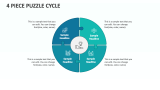 4 Piece Puzzle Cycle - Slide 1