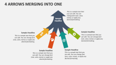 4 Arrows Merging Into One - Slide 1