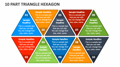 10 Part Triangle Hexagon - Slide 1