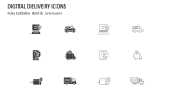Digital Delivery Icons - Slide 2