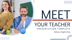 Meet Your Teacher Presentation Template - Slide 1