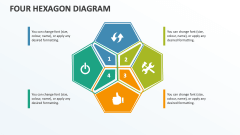 Four Hexagon Diagram - Slide 1
