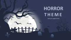 Horror Theme - Slide 1