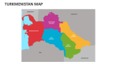 Turkmenistan Map - Slide 2