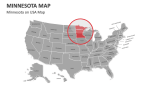 Minnesota Map - Slide 3